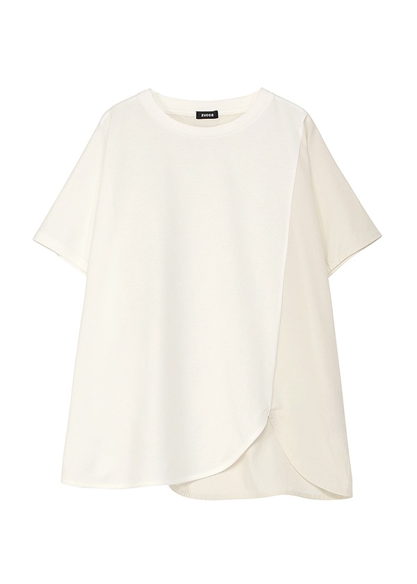ZUCCa / S DRAPE DOCKING JERSEY / �J�b�g�\�[