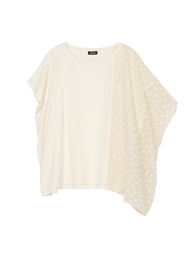 ZUCCa / JACQUARD DOCKING JERSEY / �J�b�g�\�[