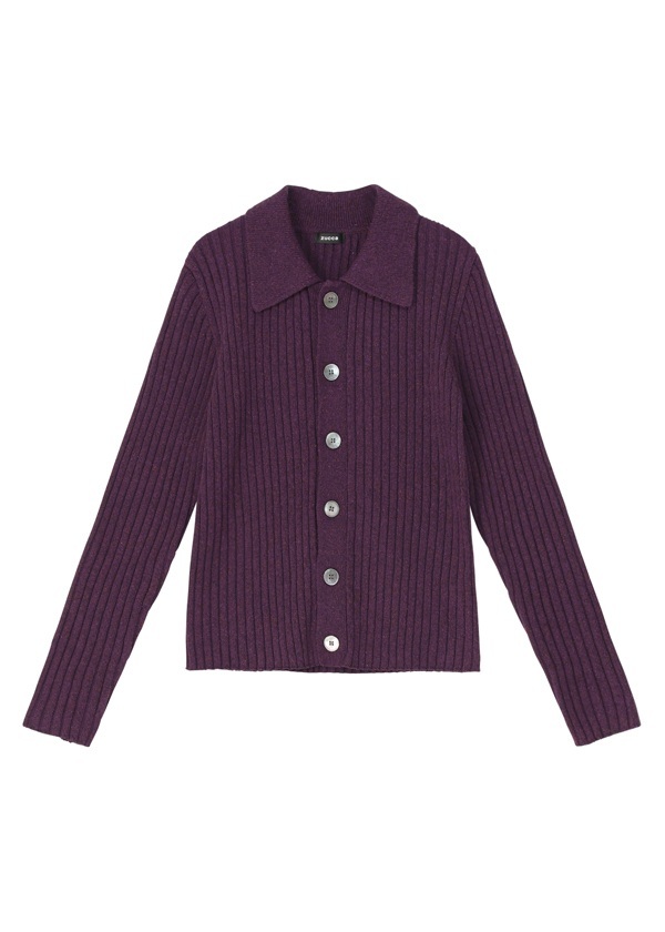 カーディガン 古着 NOILL ZUCCa / SILK NOIL / カーディガン(M dark purple(16)): ZUCCa| A-net
