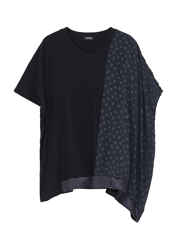 <��s�\��> ZUCCa / CUT JACQUARD DOCKING / �J�b�g�\�[