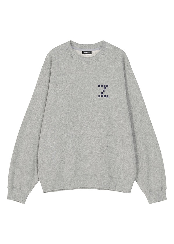 ZUCCa / FLOCKY INITIAL SWEATSHIRT / �g�b�v�X