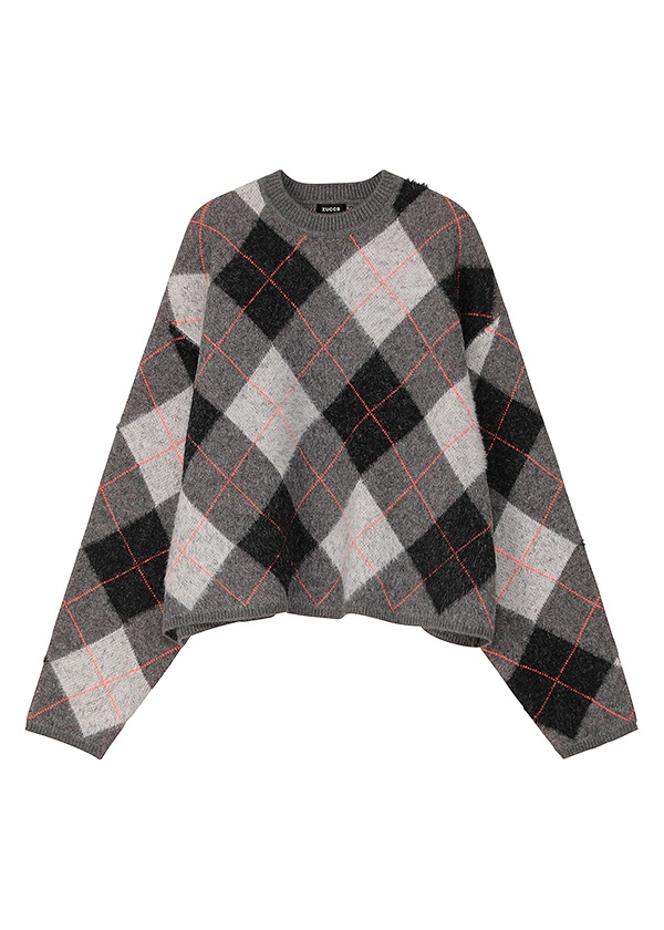 <��s�\��> ZUCCa / ARGYLE KNIT / �v���I�[�o�[