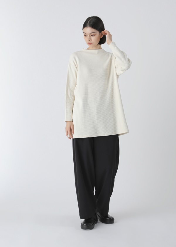 Plantation / P ストレッチワッフル / チュニック(M navy(13 