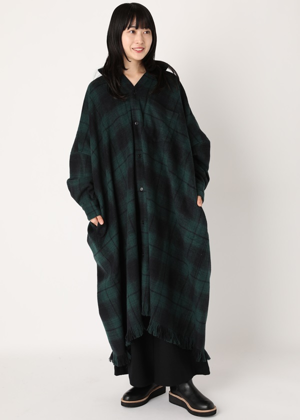Zucca O ネルチェック ワンピース M White 01 Sale A Net Online Store