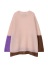 NYA- / COLOR BLOCK KNIT / �j�b�g�v���I�[�o�[