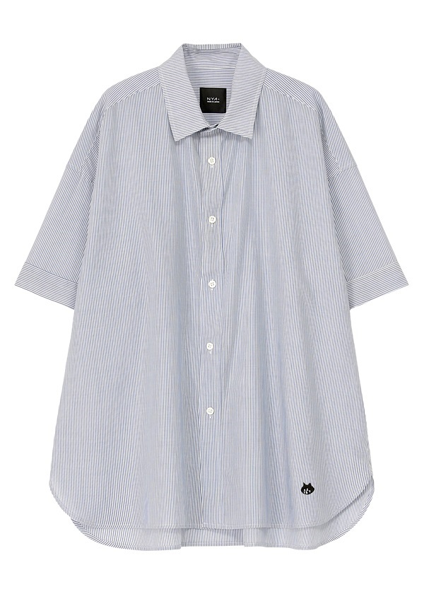 NYA- / (O) HALF SLEEVE SHIRT / �n�[�t�X���[�u�V���c