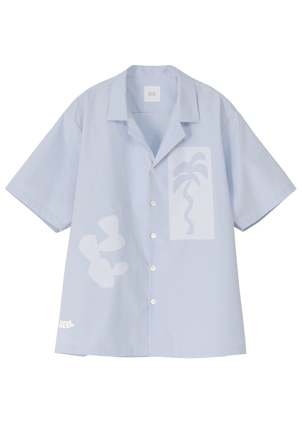 NYA- / BRUNCH SHIRT / �n�[�t�X���[�u�V���c