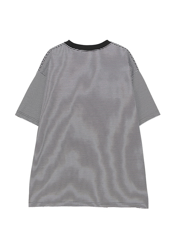 ZUCCa / HEART LOGO STRIPED T / T�V���c