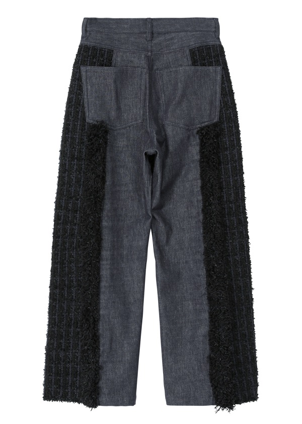 ZUCCa / S ツイードドッキング / パンツ(M navy(13)): SALE| A-net ONLINE STORE