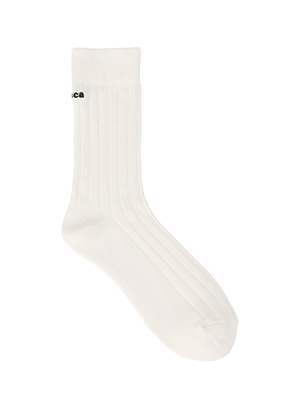 ZUCCa / EMBROIDERY LOGO SOCKS / �\�b�N�X