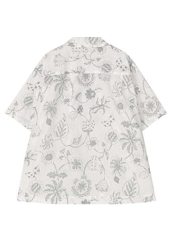 ZUCCa / S DRAWING FLOWER PRINT / �V���c