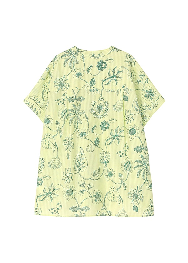 <��s�\��> ZUCCa / DRAWING FLOWER PRINT / �u���E�X