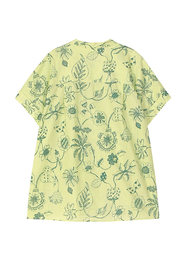 ZUCCa / S DRAWING FLOWER PRINT / �u���E�X