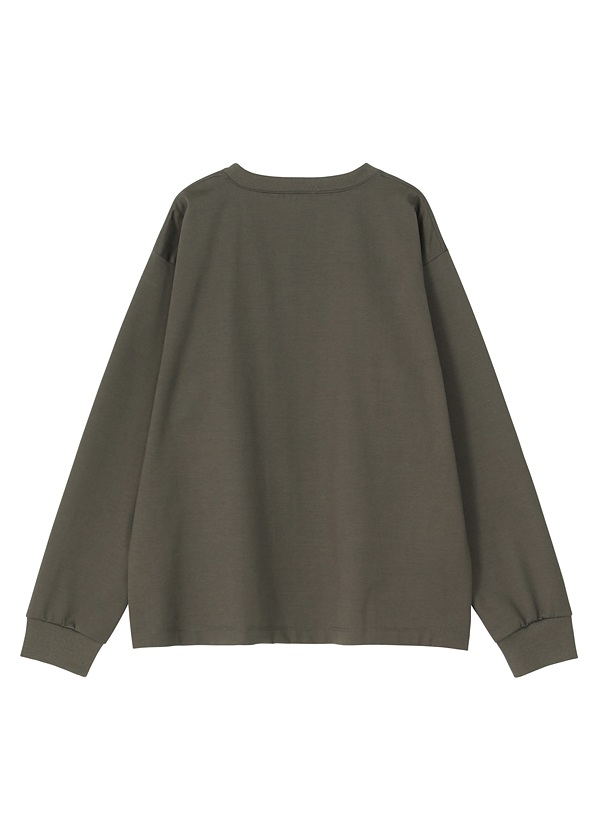 ZUCCa / S HEART EMBROIDERY L/S T / �J�b�g�\�[