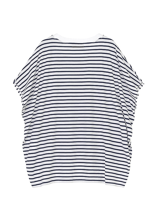 <��s�\��> ZUCCa / DRAPE STRIPE JERSEY / �J�b�g�\�[