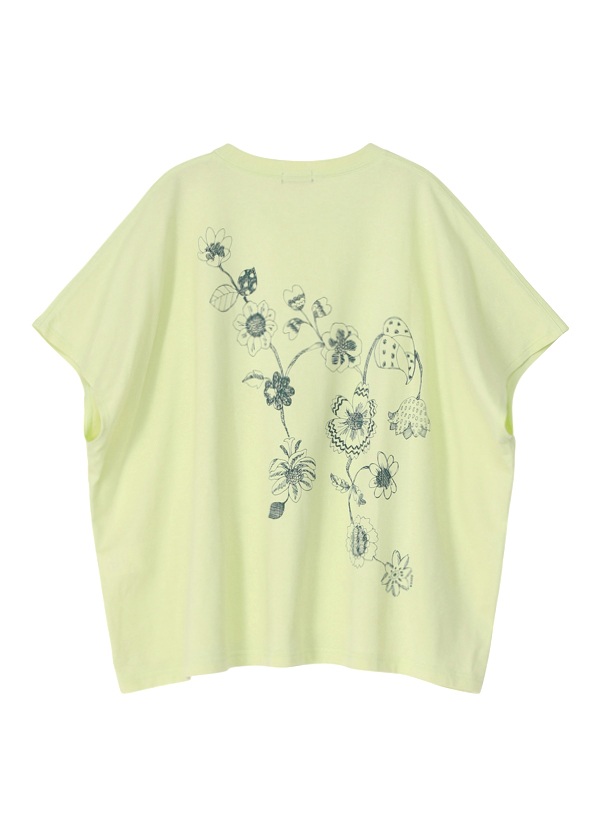ZUCCa / DRAWING FLOWER PRINT T / T�V���c