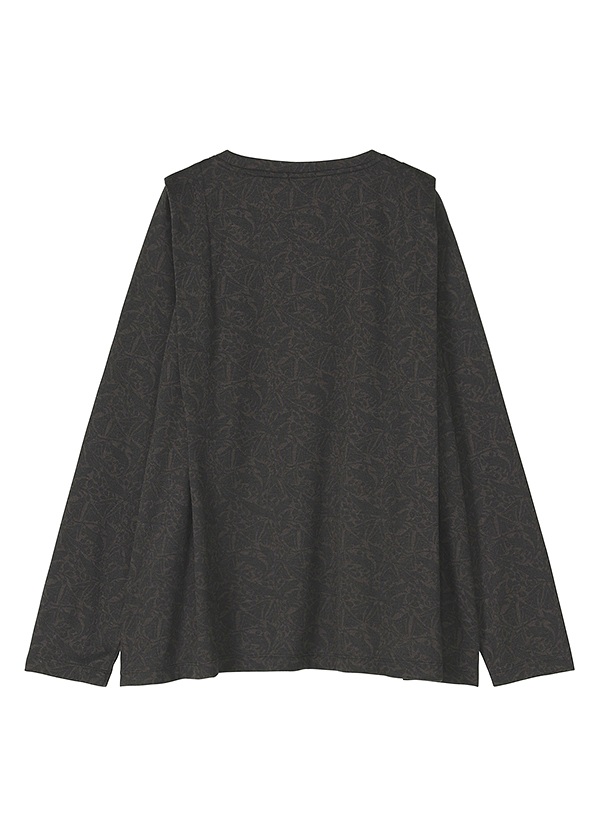 ZUCCa / BELLFLOWER PRINT JERSEY / �J�b�g�\�[