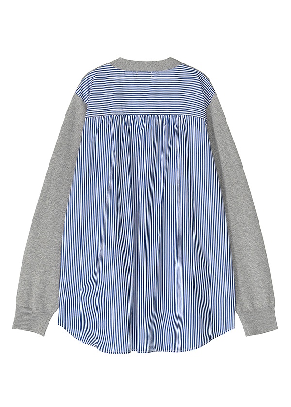 ZUCCa / SHIRT DOCKING KNIT / �J�[�f�B�K��