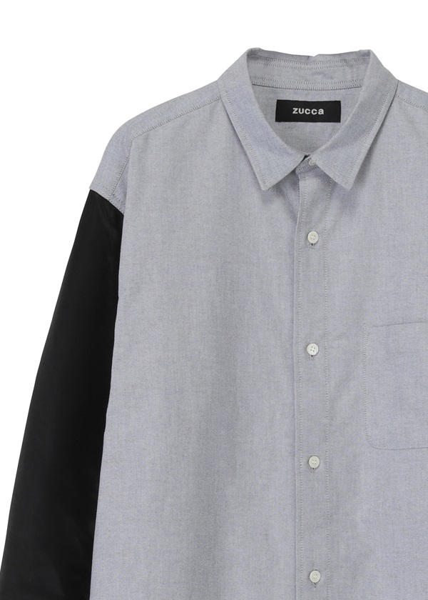 ZUCCa / PO メンズ ドッキングシャツ / トップス(M blue(12)): MEN'S ...