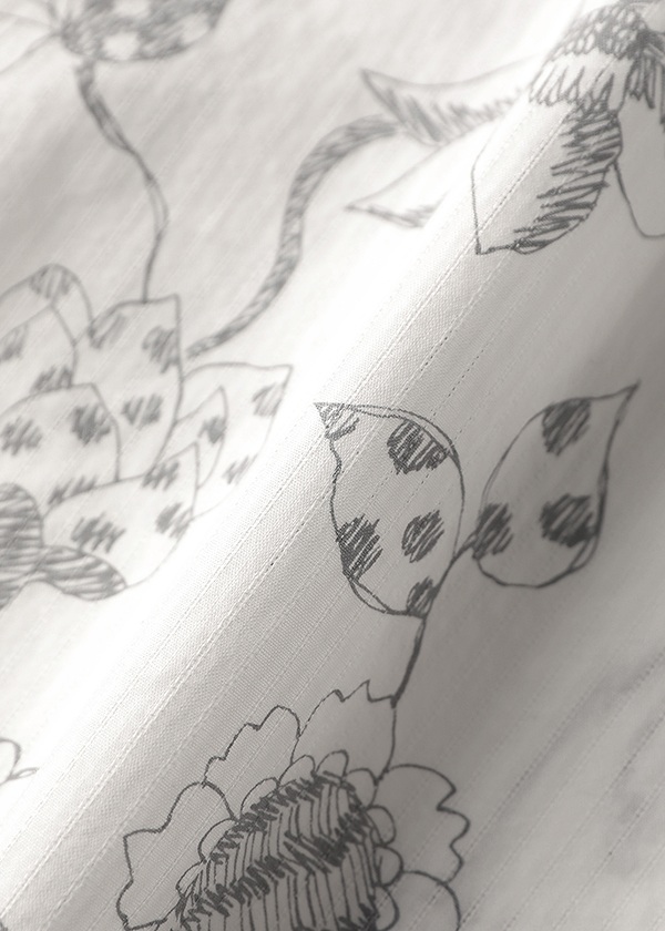 ZUCCa / S DRAWING FLOWER PRINT / �V���c