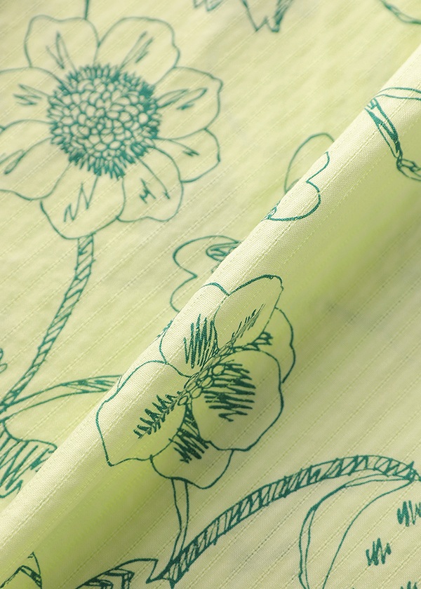 ZUCCa / S DRAWING FLOWER PRINT / �u���E�X