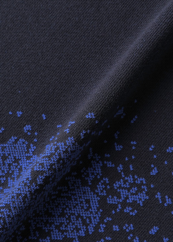 ZUCCa / FLOWER JACQUARD SWEATSHIRT / �t�[�f�B�[