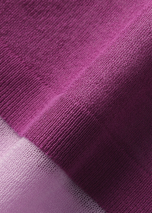 ZUCCa / DOUBLE SHEER KNIT / �g�b�v�X