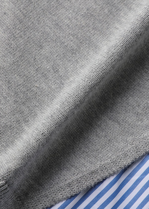 ZUCCa / SHIRT DOCKING KNIT / �J�[�f�B�K��