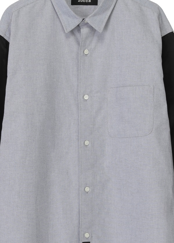 ZUCCa / PO メンズ ドッキングシャツ / トップス(M blue(12)): MEN'S ...