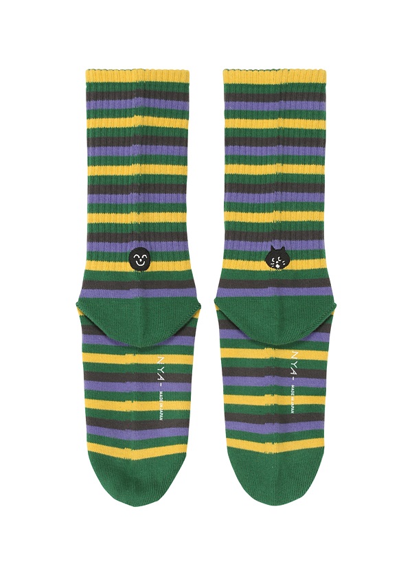 NYA- / STRIPED SOCKS / �\�b�N�X