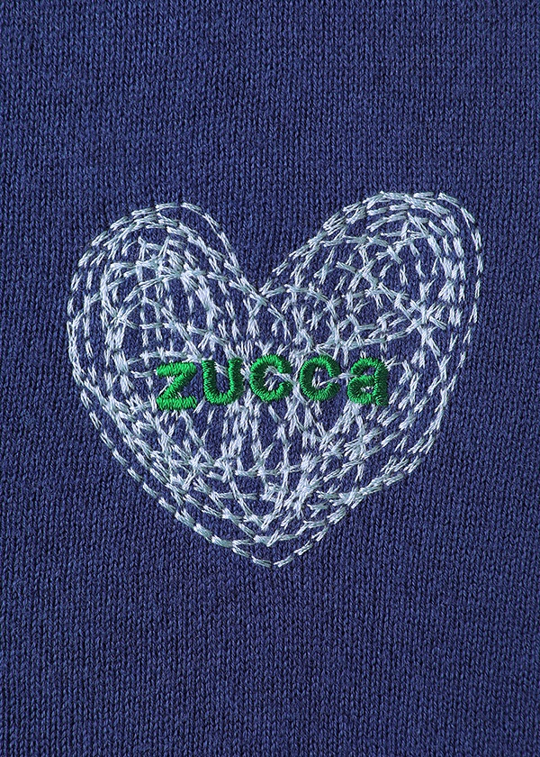 ZUCCa / HEART LOGO KNIT / �J�[�f�B�K��