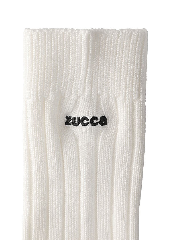 ZUCCa / EMBROIDERY LOGO SOCKS / �\�b�N�X