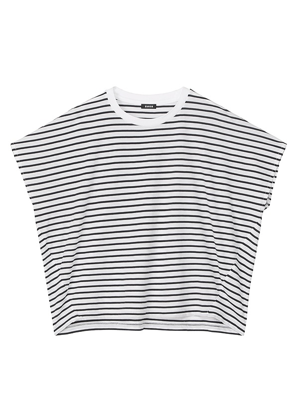 ZUCCa / S DRAPE STRIPE JERSEY / �J�b�g�\�[