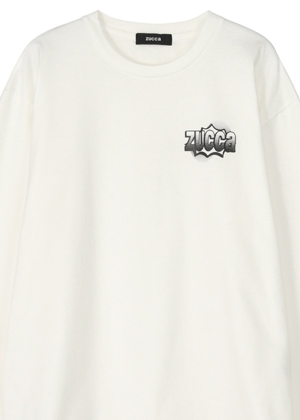 ZUCCa / ポップロゴT / Tシャツ(XS white(01)): CABANE de ZUCCa| A 