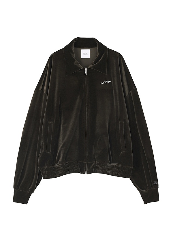 NYA- / ORNAMENT VELOUR BLOUSON / �u���]��