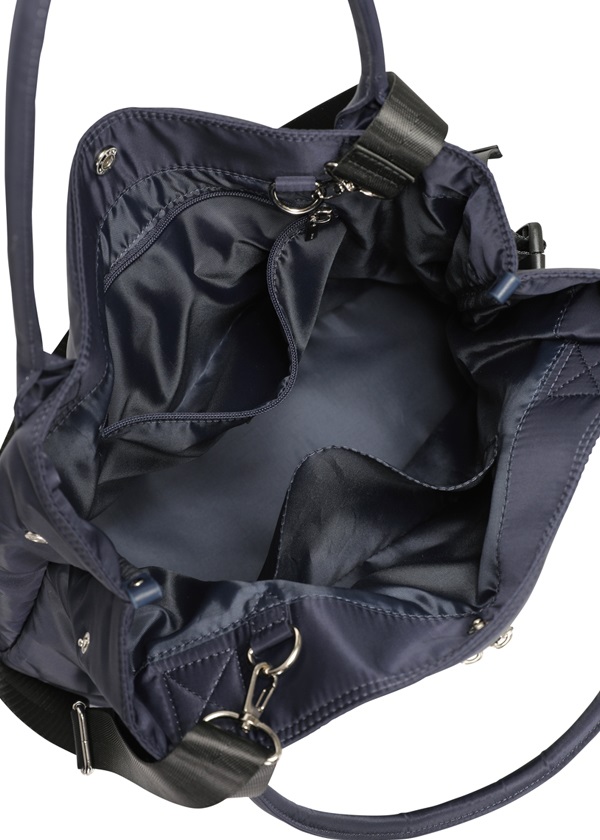 ZUCCa / P ナイロンジッパーBAG / ショルダーバッグ(F navy(13)) ZUCCa ONLINE STORE