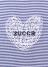 ZUCCa / HEART LOGO STRIPED T / T�V���c