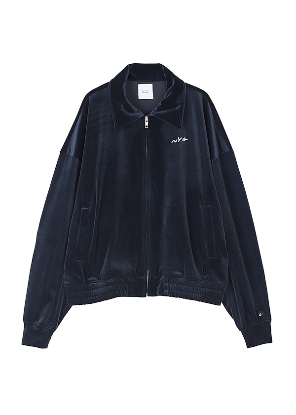 NYA- / ORNAMENT VELOUR BLOUSON / �u���]��