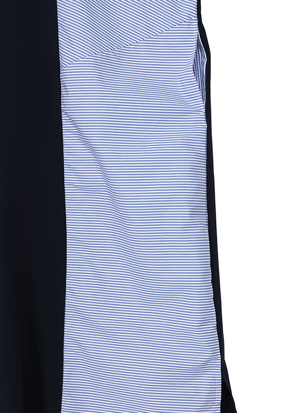 ZUCCa / ストライプシャツジャージィー / ワンピース(M navy(13 