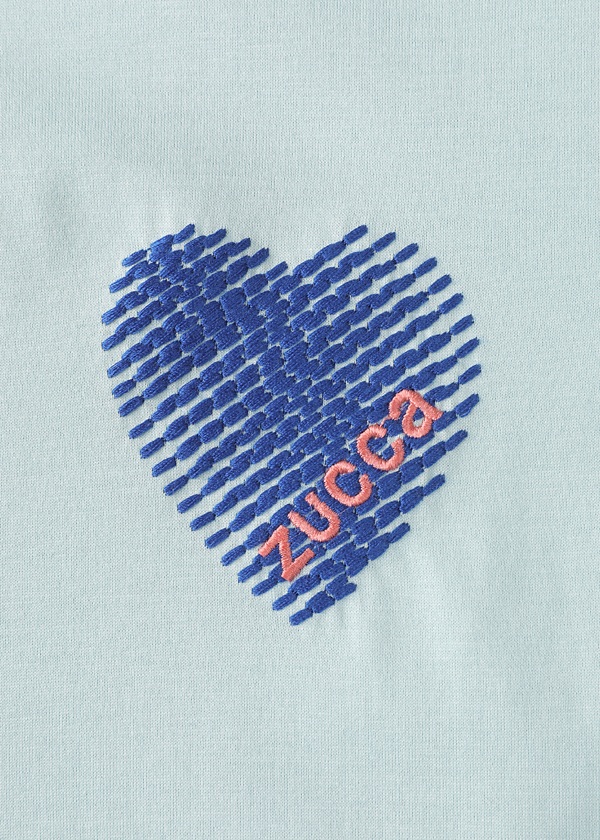 ZUCCa / S HEART EMBROIDERY L/S T / �J�b�g�\�[