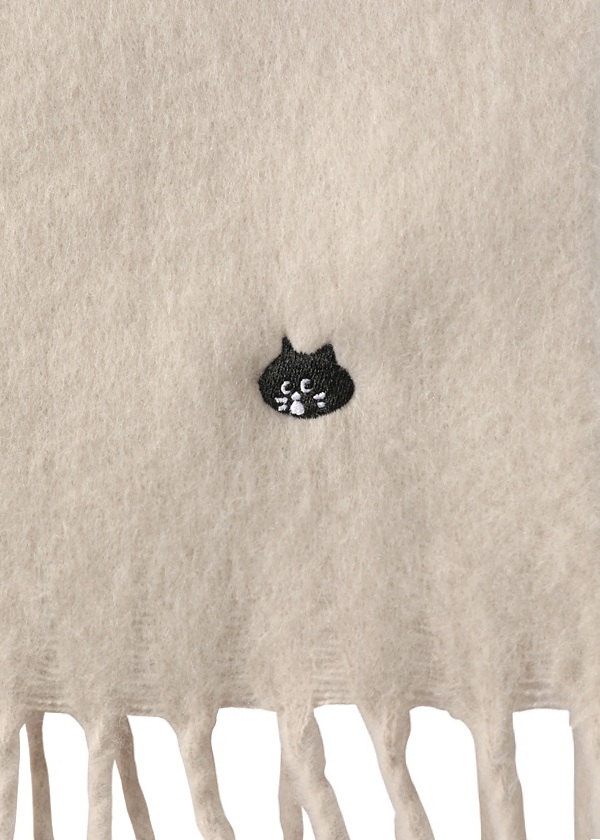 NYA- / FRINGE SCARF / �}�t���[