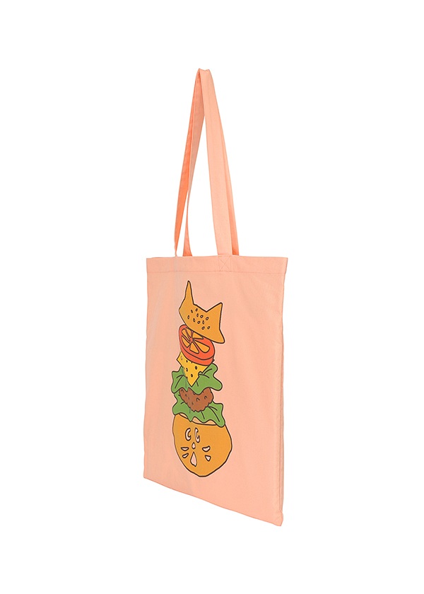 NYA- / HAMBURGER TOTE BAG / �g�[�g�o�b�O