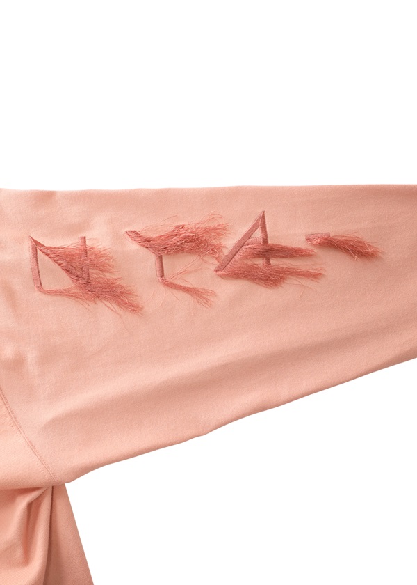 NYA- / (O) EMBROIDERY LOGO T / �����O�X���[�uT�V���c