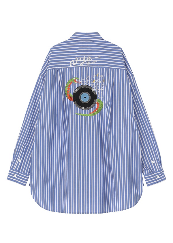 NYA- / PO SNAKE GROOVE SHIRT / �����O�X���[�u�V���c