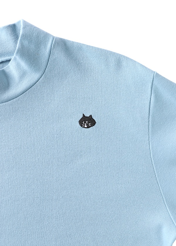 NYA- / BASIC MOCK NECK T / �����O�X���[�uT�V���c