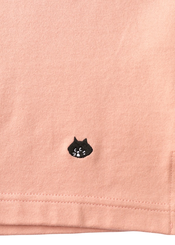 NYA- / (O) EMBROIDERY LOGO T / �����O�X���[�uT�V���c