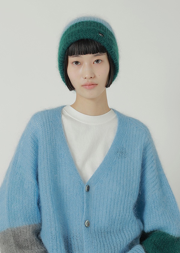 <��s�\��> NYA- / COLOR BLOCK KNIT ACC / �X�q