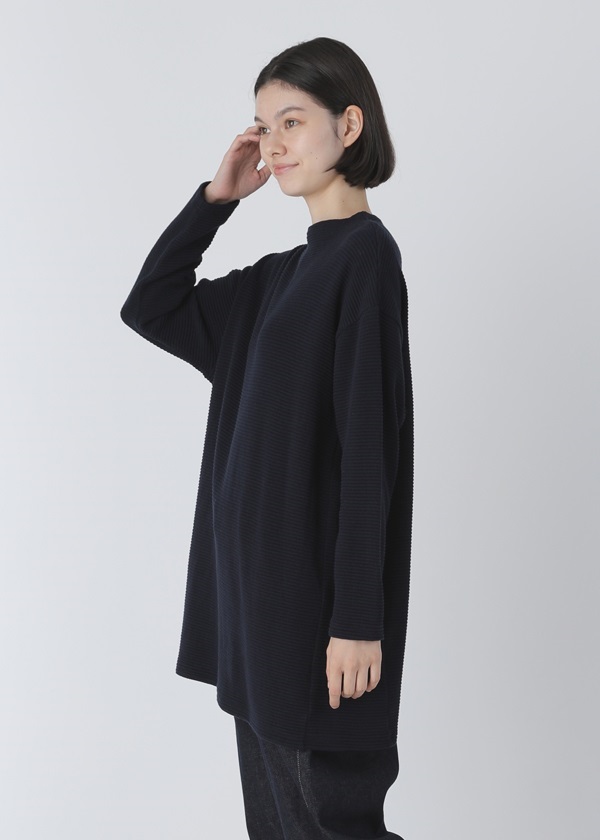 Plantation / P ストレッチワッフル / チュニック(M navy(13 