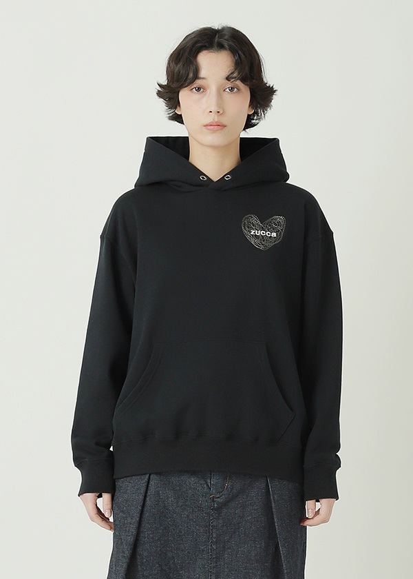 ZUCCa / HEART LOGO SWEATSHIRT / �t�[�f�B�[