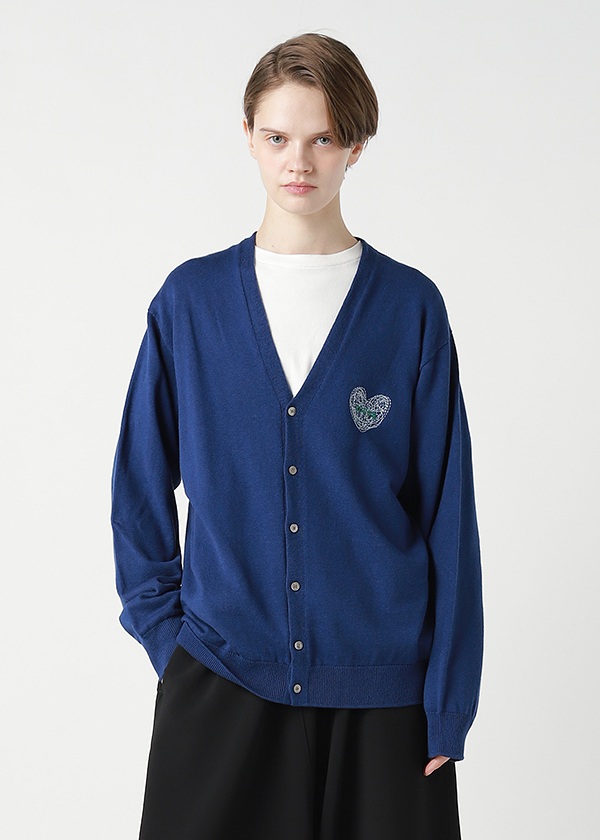 ZUCCa / HEART LOGO KNIT / �J�[�f�B�K��